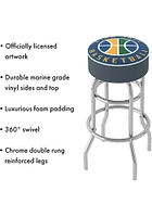 Utah Jazz Foam Padded Pub Stool - Yellow