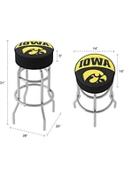 Iowa Hawkeyes Logo Foam Padded Pub Stool - Yellow
