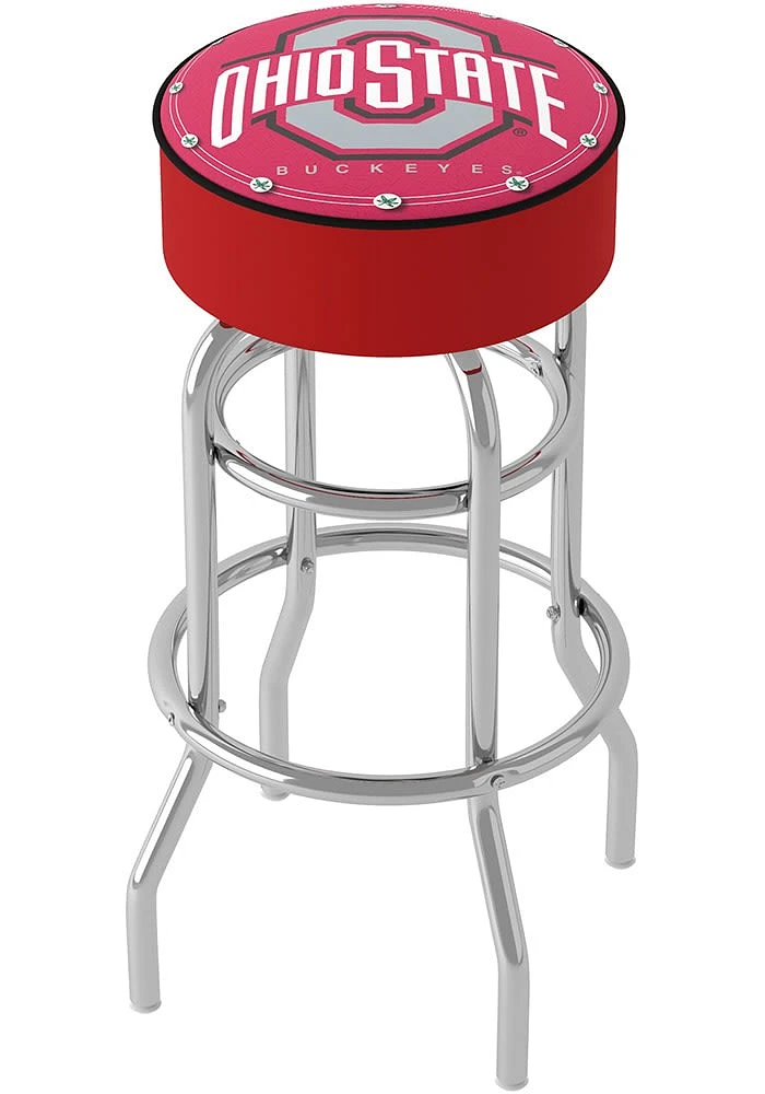 Ohio State Buckeyes Foam Padded Classic Pub Stool - Red
