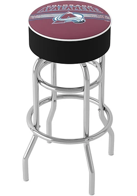 Colorado Avalanche Foam Padded Pub Stool - Red