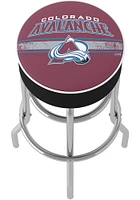 Colorado Avalanche Foam Padded Pub Stool - Red