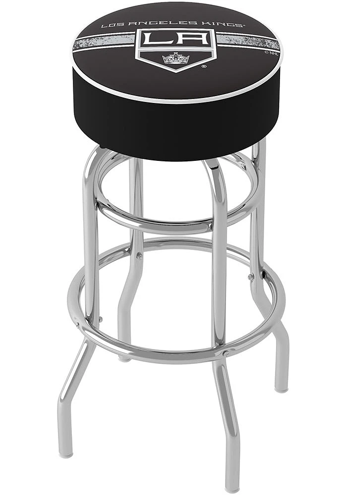 Los Angeles Kings Foam Padded Pub Stool - Black