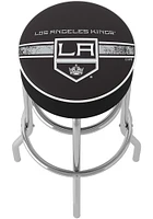 Los Angeles Kings Foam Padded Pub Stool - Black