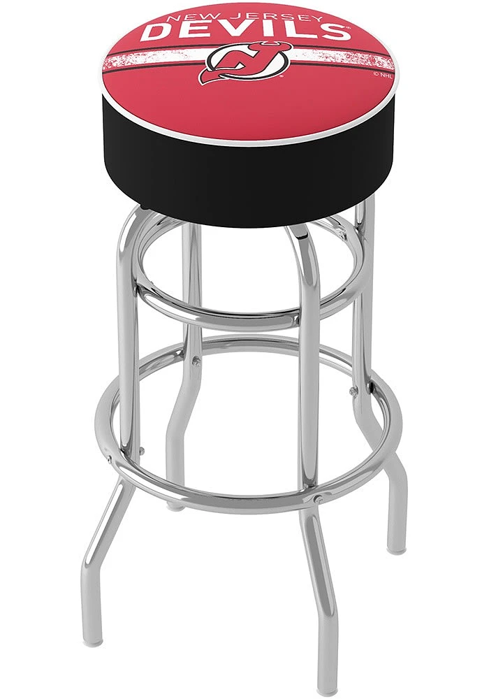 New Jersey Devils Foam Padded Pub Stool - Red