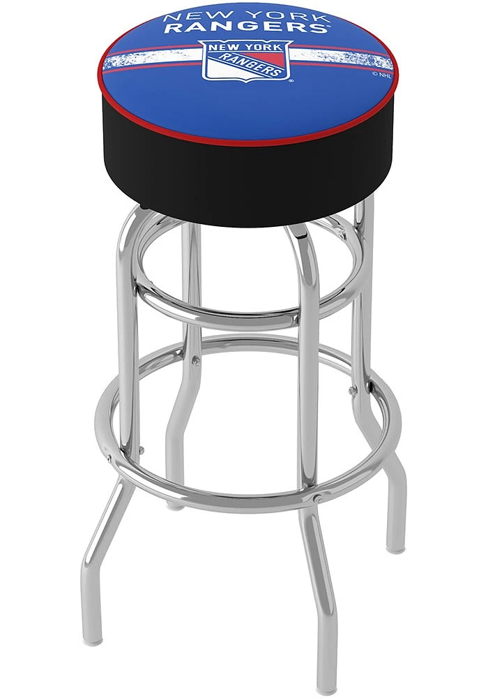 New York Rangers Foam Padded Pub Stool - Blue