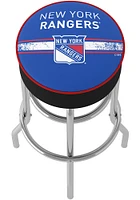 New York Rangers Foam Padded Pub Stool - Blue