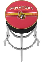 Ottawa Senators Foam Padded Pub Stool - Red