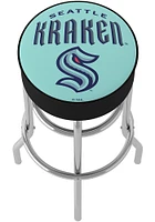 Seattle Kraken Foam Padded Pub Stool - Blue