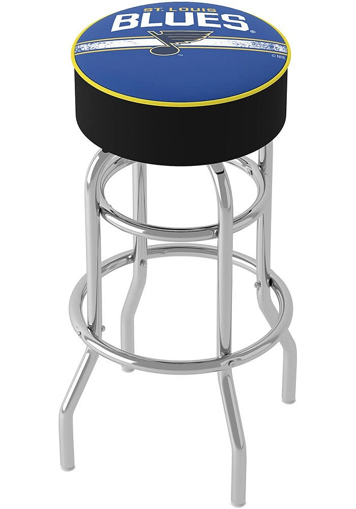 St Louis Blues Foam Padded Pub Stool - Blue