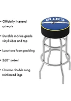 St Louis Blues Foam Padded Pub Stool - Blue