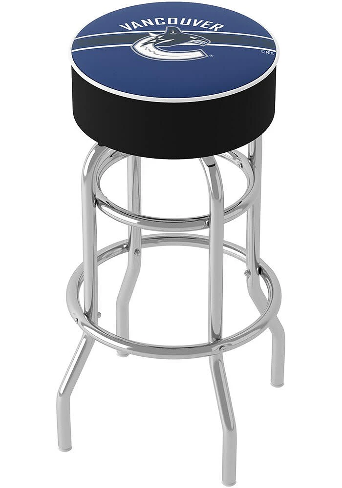 Vancouver Canucks Foam Padded Pub Stool - Blue