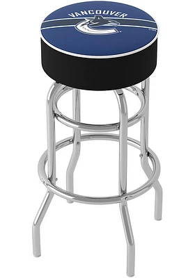 Vancouver Canucks Foam Padded Pub Stool - Blue