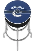 Vancouver Canucks Foam Padded Pub Stool - Blue
