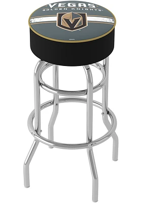 Vegas Golden Knights Foam Padded Pub Stool - Black
