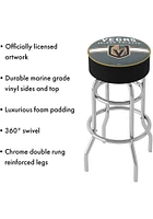 Vegas Golden Knights Foam Padded Pub Stool - Black