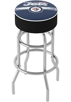 Winnipeg Jets Foam Padded Pub Stool - White
