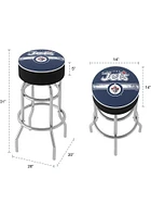Winnipeg Jets Foam Padded Pub Stool - White