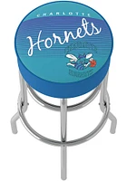 Charlotte Hornets Hardwood Classic Foam Padded Pub Stool - Blue
