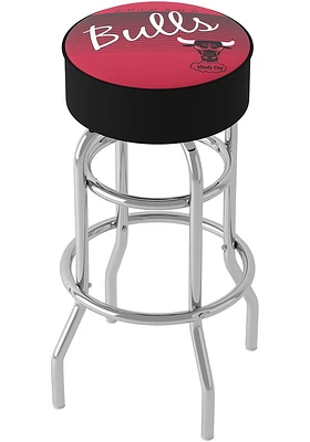 Chicago Bulls Hardwood Classic Foam Padded Pub Stool - Red