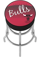 Chicago Bulls Hardwood Classic Foam Padded Pub Stool - Red