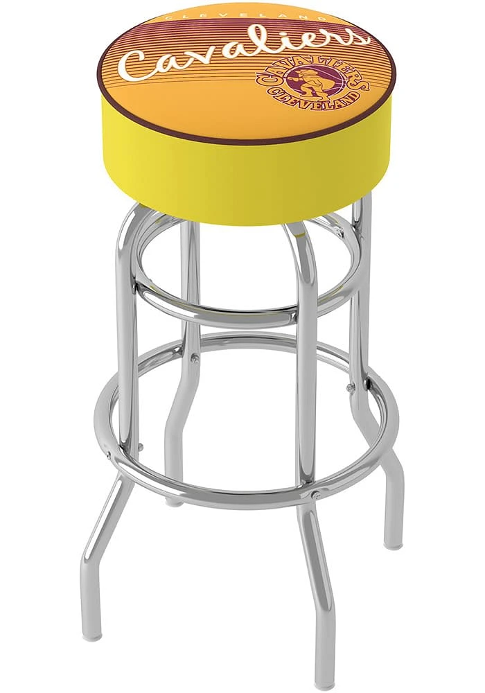 Cleveland Cavaliers Hardwood Classic Foam Padded Pub Stool - Yellow