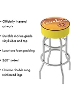 Cleveland Cavaliers Hardwood Classic Foam Padded Pub Stool - Yellow