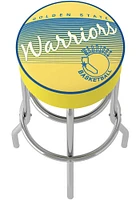Golden State Warriors Hardwood Classic Foam Padded Pub Stool - Yellow