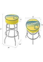 Golden State Warriors Hardwood Classic Foam Padded Pub Stool - Yellow