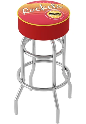 Houston Rockets Hardwood Classic Foam Padded Pub Stool - Red