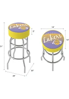 Los Angeles Lakers Hardwood Classic Foam Padded Pub Stool - Yellow