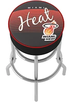 Miami Heat Hardwood Classic Foam Padded Pub Stool - Red