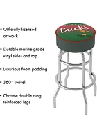 Milwaukee Bucks Padded Pub Stool