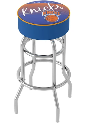 New York Knicks Hardwood Classic Foam Padded Pub Stool - Blue