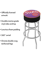 Philadelphia 76ers Hardwood Classic Foam Padded Pub Stool - Red