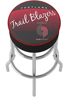 Portland Trail Blazers Hardwood Classic Foam Padded Pub Stool - Red