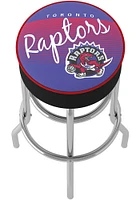 Toronto Raptors Hardwood Classic Foam Padded Pub Stool - Red