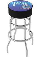 Utah Jazz Hardwood Classic Foam Padded Pub Stool - Blue