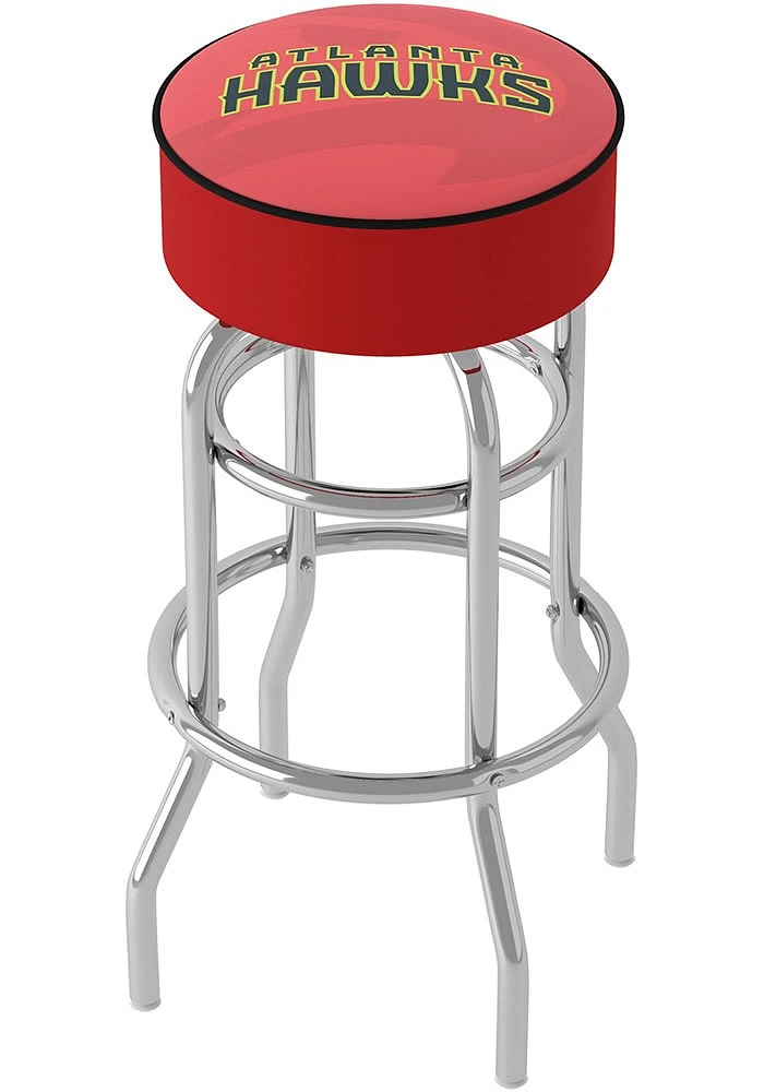 Atlanta Hawks Fade Foam Padded Pub Stool - Red