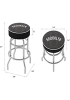 Brooklyn Nets Fade Foam Padded Pub Stool - White