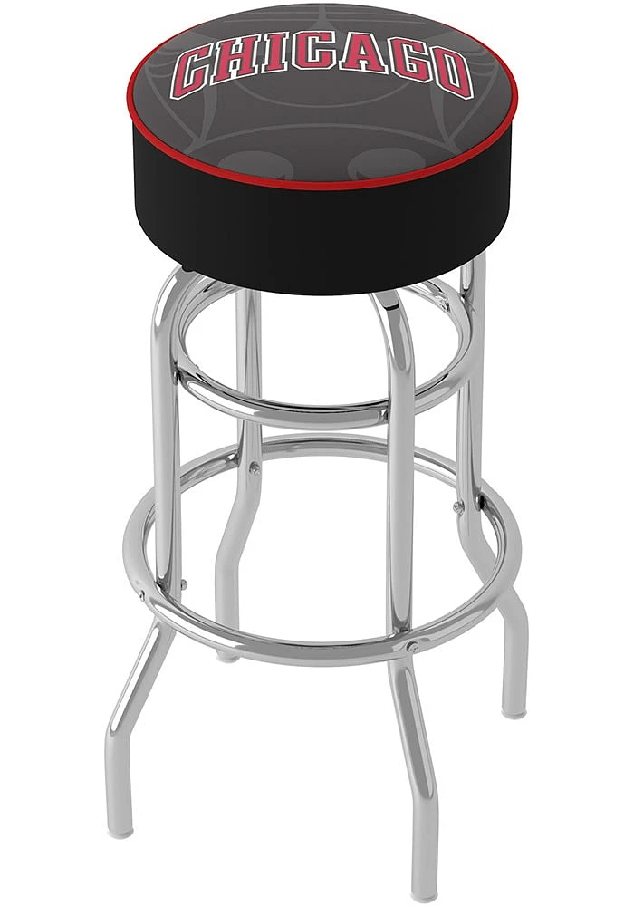 Chicago Bulls Fade Foam Padded Pub Stool - Red