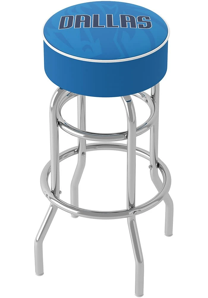 Dallas Mavericks Fade Foam Padded Pub Stool - Blue