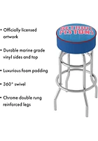 Detroit Pistons Fade Foam Padded Pub Stool - Red