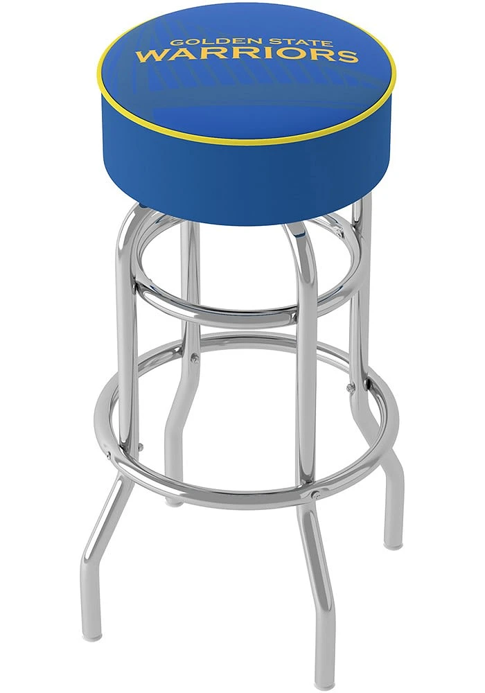 Golden State Warriors Fade Foam Padded Pub Stool - Yellow