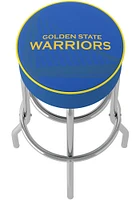 Golden State Warriors Fade Foam Padded Pub Stool - Yellow