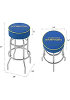 Golden State Warriors Fade Foam Padded Pub Stool - Yellow
