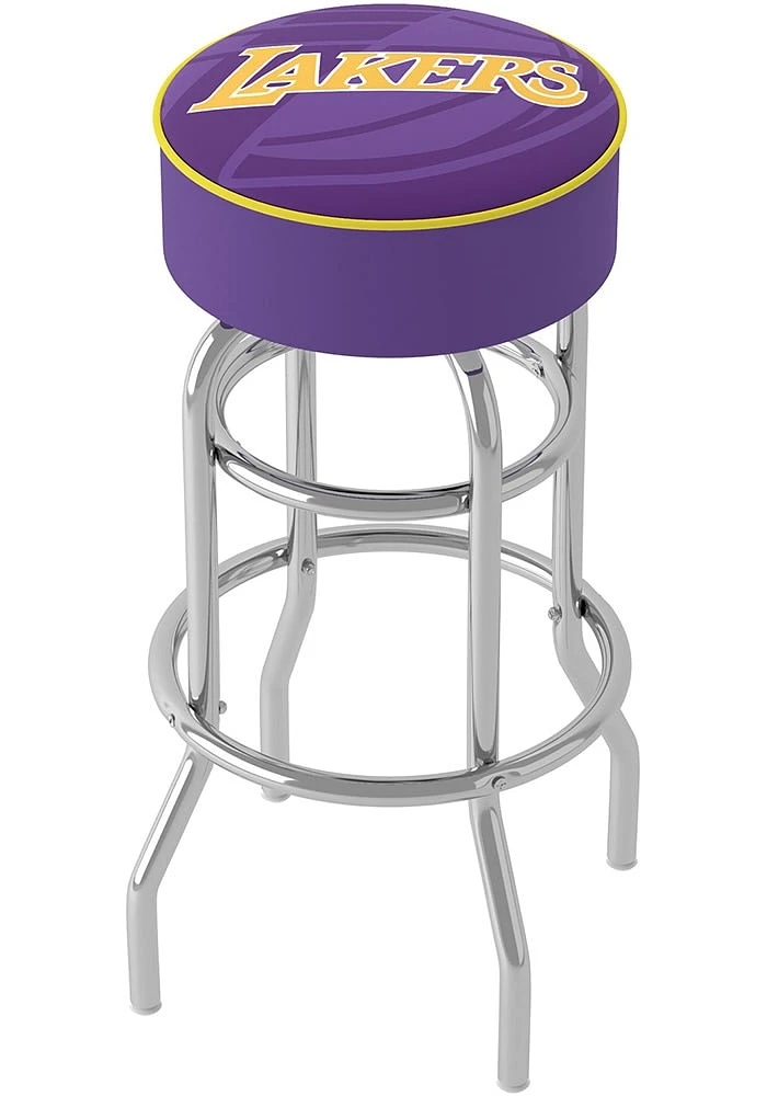 Los Angeles Lakers Fade Foam Padded Pub Stool - Yellow