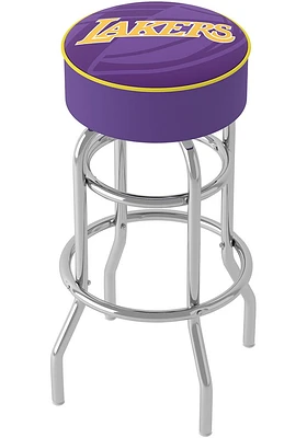 Los Angeles Lakers Fade Foam Padded Pub Stool - Yellow
