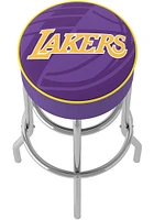 Los Angeles Lakers Fade Foam Padded Pub Stool - Yellow