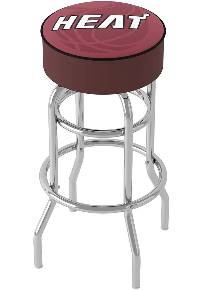 Miami Heat Fade Foam Padded Pub Stool - Red
