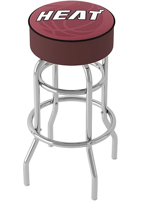 Miami Heat Fade Foam Padded Pub Stool - Red